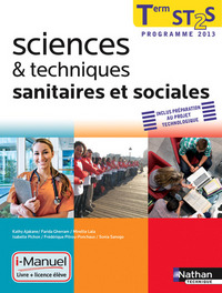 Sciences et Techniques Sanitaires et Sociales Tle ST2S, i-manuel, Livre de l'élève papier + Licence numérique élève