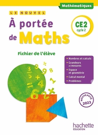 Le nouvel A portée de Maths CE2, Fichier élève