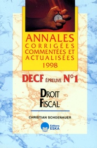 DECF N 1-DROIT FISCAL-ACCA 1998-