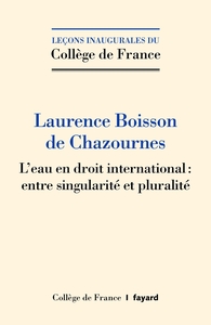 L'EAU EN DROIT INTERNATIONAL : ENTRE SINGULARITE ET PLURALITE