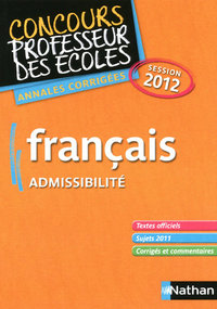 FRANCAIS CRPE 2012 (ADMISSIBILITE)