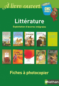 A LIVRE OUVERT LITTERATURE FICHE A PHOTOCOPIER CM2