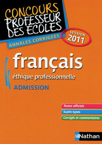 FRANCAIS - CRPE ADMISSION 2011