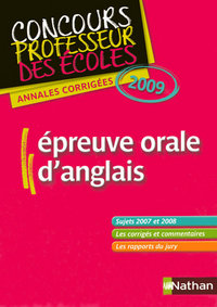 EPREUVE ORALE D ANGLAIS + CD