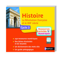 Histoire - La révolution Française et le 19ème siècle - ressources et activités numériques - clé USB
