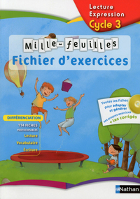 MILLE FEUILLES CYCLE 3 FICHIER D'EXERCICES + CD-ROM