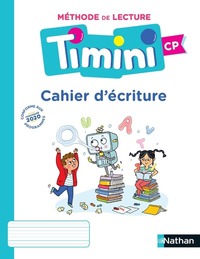 Timini CP, Cahier d'écriture