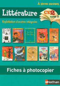 À livre ouvert- fichier Littérature - CE2