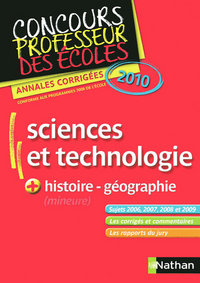 EPREUVE SCIENCE ET TECHNOLOGIE CRPE 2010