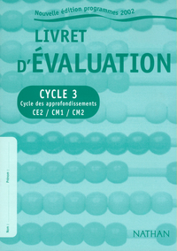 LIVRET EVALUATION CYCLE 3 ELEVE ED 2002