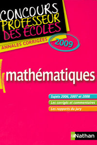 ANNALES CORRIGEES DU CRPE-MATHS 2009