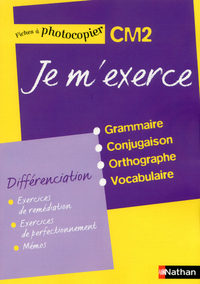 JE M'EXERCE CM2 - FICHES DE DIFFERENCIATION