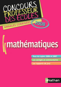 ANNALES CORRIGES DU CRPE-MATHE