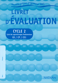 LIVRET EVALUATION CYCLE 2 ELEVE ED 2002