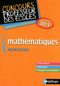 MATHS - CRPE ADMISSION 2011