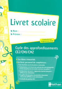 LIVRET SCOLAIRE CYCLE 3