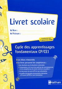 LIVRET SCOLAIRE CYCLE 2