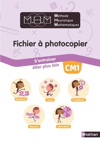 MHM - La Méthode Heuristique de Mathématiques CM1, Fichier à photocopier