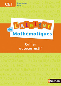 L'atelier de mathématiques CE1, Cahier autocorrectif