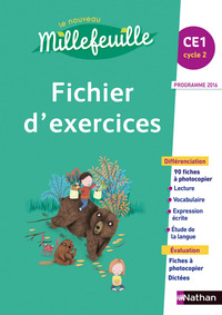 Le nouveau millefeuilles CE1, Fichier à photocopier