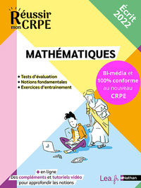 Réussir mon CRPE - Concours 2022 - mathématiques : les fondamentaux - 2022