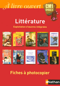 A LIVRE OUVERT CM1 LITTERATURE