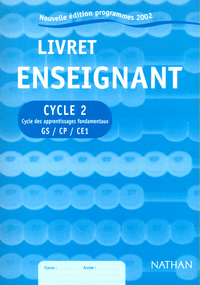 LIVRET EVALUATION CYCLE 2 ENSEIGNANT ED 2002