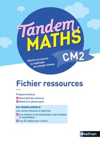 Tandem CM2, Fichier ressources + version numérique