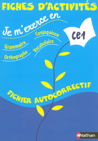 Je m'exerce - autocorrectif - CE1