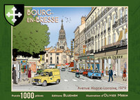 Puzzle Bourg-en-Bresse - Avenue Alsace-Lorraine, 1979