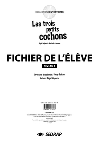 TROIS PETITS COCHONS - FICHIER GS