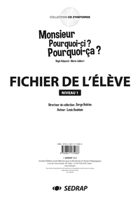 M. POURQUOI-CI POURQUOI-CA - FICHIER GS