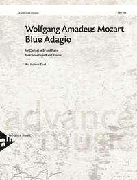 BLUE ADAGIO - ARRANGED FROM THE ADAGIO FROM CLARINET CONCERTO KV 622. KV 622. CLARINET AND PIANO. PA