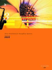 3 DIXIELAND FOR SAXOPHONE QUARTET -PARTITION+PARTIES+CD