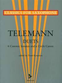 SIX CANONIC SONATAS AND A CIRCLE CANON SAXOPHONE