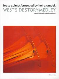 WEST SIDE STORY MEDLEY MUSIQUE D'ENSEMBLE-PARTITION+PARTIES SEPAREES