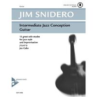 INTERMEDIATE JAZZ CONCEPTION GUITAR GUITARE +CD