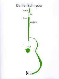 MUSIC FOR FOUR GUITARS GUITARES-PARTITION+PARTIES SEPAREES
