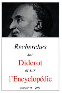 Revue Recherches sur Diderot et sur l’Encyclopédie 48 -2013