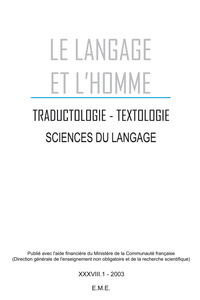 Sciences du langage