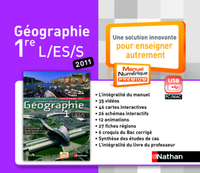 Géographie - Mathieu 1re L, ES, S, Clé USB - Manuel numérique non-adoptant papier