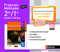 Français - Méthodes 2de, 1re, Clé USB - Manuel numérique non-adoptant papier