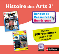 Histoire des arts 3e, Clé USB - Manuel numérique non-adoptant papier