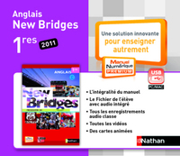 New Bridges  1re, Clé USB - Manuel numérique non-adoptant papier