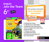 Join the team Anglais 6e, Clé USB - Manuel numérique non-adoptant papier