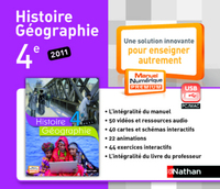 Tourillon-Fellahi Histoire-Géographie 4e, Clé USB - Manuel num. non-adoptant papier