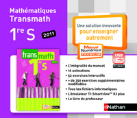 Mathématiques - Transmath 1re S, Clé USB - Manuel numérique non-adoptant papier