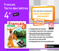 Terre des lettres Français 4e, Clé USB - Manuel num. non-adoptant