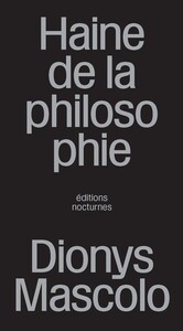 Haine de la philosophie