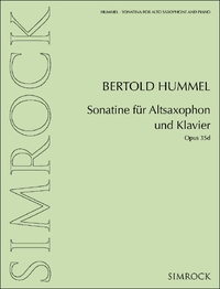 Sonatina for alto saxophone and piano